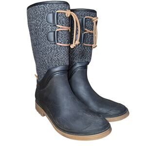 Alpine Design Kamik Women's Size 9 US Winter Rain Boots Color Black Gray Great